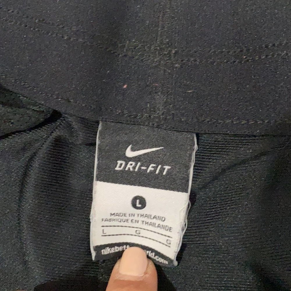 Women Nike Black Dri Fit Training Shorts Large Athletic Shorts - Picture 5 of 5